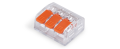Set: Conector rapid tip Koloreno CMK-633 - 3x 0.2 până la 4.0 mm² - 50 buc