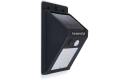 Lampa solară - Aplică de perete LED 3W cu senzor de mișcare și amurg – Alb rece (6000K)