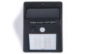 Lampa solară - Aplică de perete LED 3W cu senzor de mișcare și amurg – Alb rece (6000K)