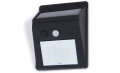 Lampă solară - Aplică de perete LED 3W cu senzor de mișcare și crepuscul + cablu 2.5m – Alb rece (6000K)