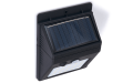 Lampă solară - Aplică de perete LED 3W cu senzor de mișcare și crepuscul + cablu 2.5m – Alb rece (6000K)