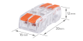 Set: Conector rapid tip Koloreno CMK-652 - 4x 0.2 până la 4.0 mm² - 25 buc
