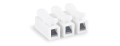 Set: Conector rapid trecere 3x 0.2- 1.5 mm² - 100 buc