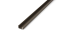 Profil de aluminiu A pentru benzile LED - Inox - 2m