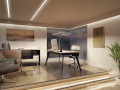 Profil din aluminiu A pentru benzi LED - Argintiu brut - 1m