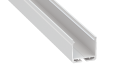 Profil de aluminiu DILEDA pentru benzile LED - Alb - 1m
