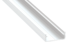 Profil de aluminiu DUAL pentru benzile LED - Alb - 1m