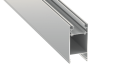 Profil de aluminiu DULIO pentru benzile LED - Argintiu anodizat - 2m