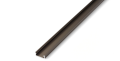 Profil de aluminiu D pentru benzile LED - Inox - 2m