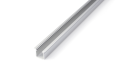 Profil de aluminiu G pentru benzile LED - Argintiu anodizat - 2m