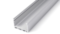 Profil de aluminiu Iledo pentru benzile LED - Argintiu anodizat - 1m