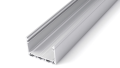 Profil de aluminiu Iledo pentru benzi LED - Argintiu Brut - 1m