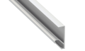 Profil din aluminiu Q18 pentru benzi LED - Argintiu brut - 1m