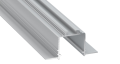 Profil de aluminiu Subli pentru benzile LED - Argintiu anodizat - 1m