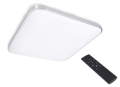 Plafon LED - Parys 64W - Argintiu - Multicolor (3000-6000K) + telecomandă IR