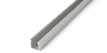 Profil de aluminiu Y pentru benzile LED - Argintiu brut - 1m