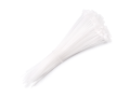 Brățară de cablu cu cleme 4x150mm - Albă - 100 buc