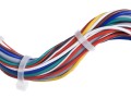 Brățară de cablu cu cleme 4x150mm - Albă - 100 buc