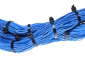 Brățară de cablu cu cleme 4x200mm - Neagră - 100 buc