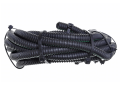 Brățară de cablu cu cleme 4x300mm - Neagră - 100 buc