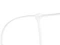 Brățară de cablu cu cleme 5x250mm - Albă - 100 buc