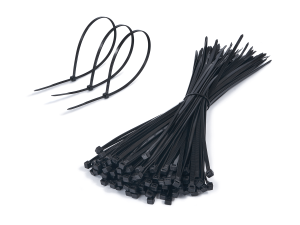 Brățară de cablu cu cleme 5x350mm - Neagră - 100 buc