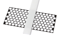 Capac Basic PVC Lăptos pentru profil de aluminiu - 2m