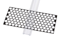 Capac Basic PVC Transparent pentru profil de aluminiu - 2m