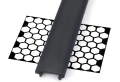 Capac High PMMA Negru pentru profil de aluminiu - 2m