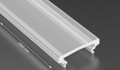 Capac High PMMA Efect Înghețat pentru profil de aluminiu - 2m