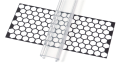 Capac High PMMA Transparent pentru profil de aluminiu - 2m