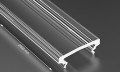 Capac High PMMA Transparent pentru profil de aluminiu - 2m