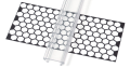 Capac High PVC Transparent pentru profil de aluminiu - 1m