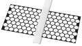 Capac difuzor Slim PMMA mat pentru profil de aluminiu - 1m