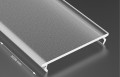 Capac Wide PMMA Frosted pentru profil de aluminiu - 2m