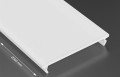 Capac Wide PMMA Lăptos pentru profil de aluminiu - 2m