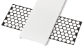 Capac Wide PVC Lăptos pentru profil de aluminiu - 2m