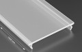 Capac Wide PVC Efect Înghețat pentru profil de aluminiu - 1m