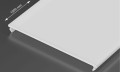 Capac Superwide PMMA Lăptos pentru profil de aluminiu - 1m
