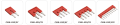 Set: Conector tip punte cu 5 căi CMK-420-5 pentru șină DIN - 25 buc