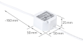 Sursă de alimentare LED încastrabilă 12V 2.5A 30W IP67 ESPE | LP3012CV