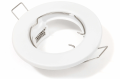 Set: 5x Spot LED fix încastrabil din oțel TASI - Alb + 5x Soclu GU10 