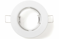 Set: 5x Spot LED fix încastrabil din oțel TASI - Alb + 5x Soclu GU10 