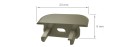Obturator pentru profil Z cu capac Basic cu orificiu - Inox