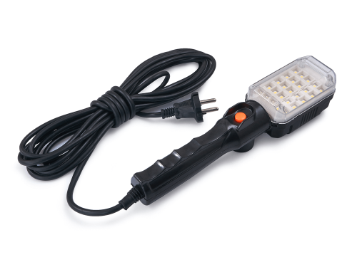 Lanternă de atelier LED 12W 230V - Alb rece (6500K) - cu cablu de 5m