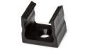 Suport de montare pentru profil A cu capac High - Negru