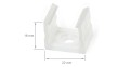 Suport de montare pentru profil A cu capac High - Transparent