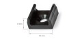 Suport de montare pentru profil X Mini – Negru