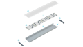Obturator pentru profil Solis cu orificiu - Inox