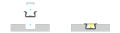 Profil de aluminiu B pentru benzile LED - Alb - 1m
